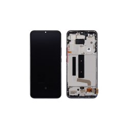 Xiaomi Mi 10 Lite 5G Sk�rm med ramme Gr� 5G Display og Digitizer
