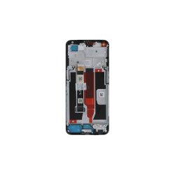Realme 8 / Realme Narzo 30 Sk�rm med ramme Bl� 5G Display og Digitizer