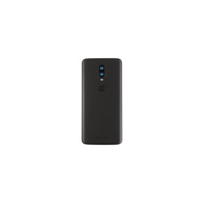 Bagcover til OnePlus 6T med Kameralinse Midnight Black OEM