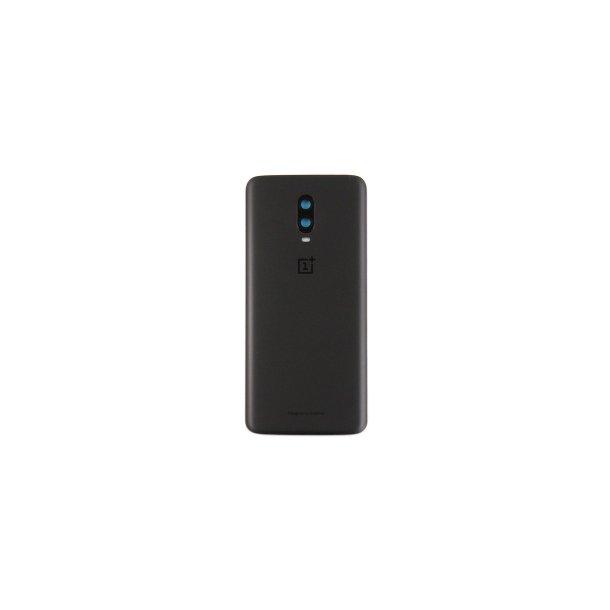 Bagcover til OnePlus 6T med Kameralinse Midnight Black OEM