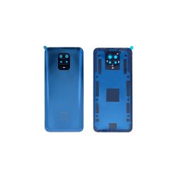 Xiaomi Redmi Note 9 Pro bagcover Grey med linse OEM