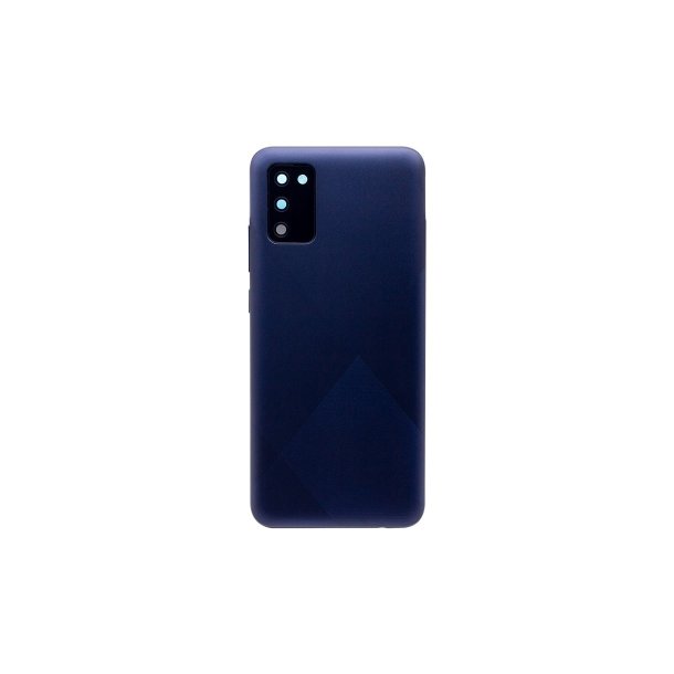 Samsung Galaxy A02s A025F bagcover Blue med linse OEM