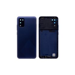 Samsung Galaxy A02s A025F bagcover Blue med linse OEM