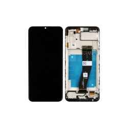 Samsung Galaxy A03 A035F Sk�rm med ramme Sort Display og Digitizer Service Pack