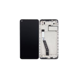 Xiaomi Redmi Note 9 Sk�rm med ramme Gr� Display og Digitizer