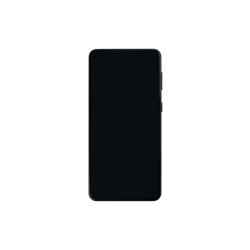 Samsung Galaxy S21 Plus G996B Sk�rm OLED med ramme Phantom Black 5G Display og Digitizer Soft-OLED