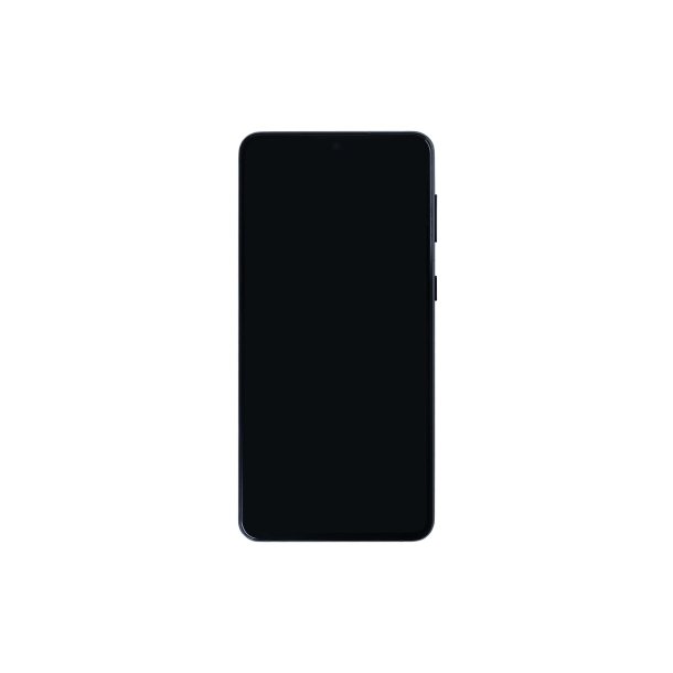 Samsung Galaxy S21 Plus G996B Sk�rm OLED med ramme Phantom Black 5G Display og Digitizer Soft-OLED