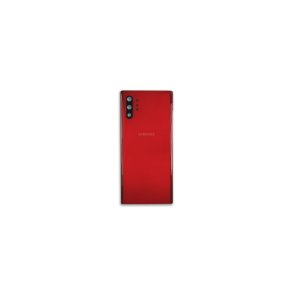 Samsung Galaxy Note 10+ N975F bagcover Red med linse OEM