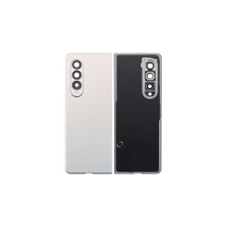 Samsung Fold3 (5G) bagcover Silver med linse OEM