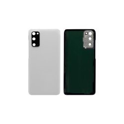 Samsung Galaxy S20 G980F bagcover White med linse