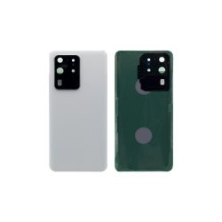 Samsung Galaxy S20 Ultra G988B bagcover White med linse OEM