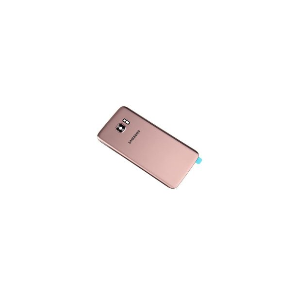 Samsung Galaxy S7 Edge G935F bagcover Gold med linse OEM