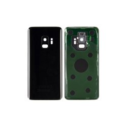Samsung Galaxy S9 G960F bagcover Midnight Black med linse OEM