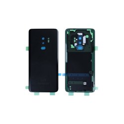 Samsung Galaxy S9 Plus G965F bagcover Midnight Black med linse OEM