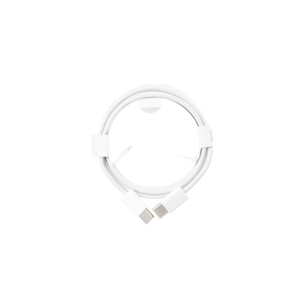Apple USB-C til USB-C kabel 100W 100cm Hvid Bulk