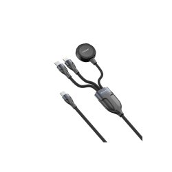 Rixus kabel Watch 1.2m Sort RXUC31