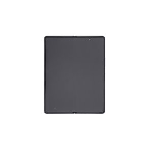 Samsung Fold2 (5G) F916B Sk�rm med ramme Sort Silver Hinge 5G Display og Digitizer Service Pack