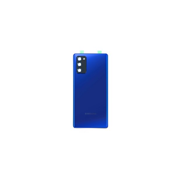 Samsung Galaxy Note 20 N980F bagcover Blue med linse OEM