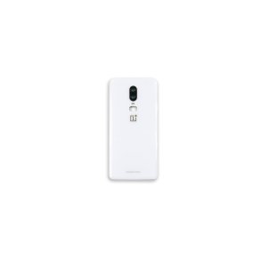 OnePlus 6 bagcover White med linse Original