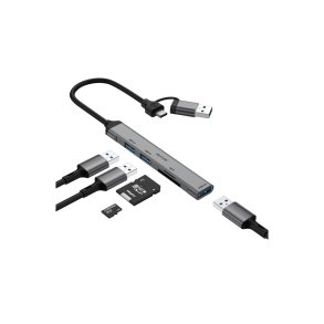 Rixus Hub 3x USB A / Micro SD Card / SD Card