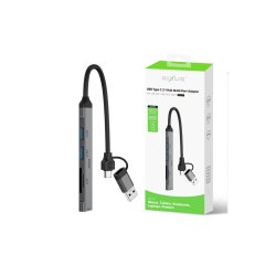 Rixus Hub 3x USB A / Micro SD Card / SD Card