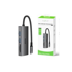 Rixus Dock 1x HDMI / 1x USB-C / 3x USB A / Micro SD Card