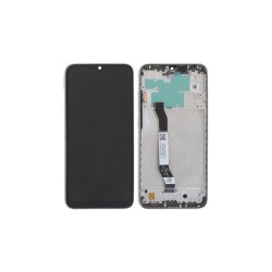 Xiaomi Redmi Note 8 / Xiaomi Redmi Note 8 2021 Sk�rm med ramme Hvid Display og Digitizer Service Pack