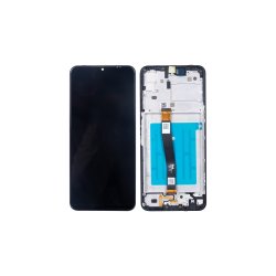 Samsung Galaxy A22 5G A226B Sk�rm med ramme Sort 5G Display og Digitizer