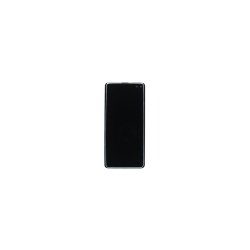 Samsung Galaxy S10+ G975F Sk�rm med ramme Bl� Display og Digitizer Service Pack