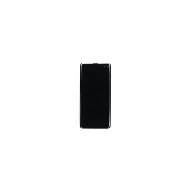 Samsung Galaxy S10+ G975F Sk�rm med ramme Bl� Display og Digitizer Service Pack