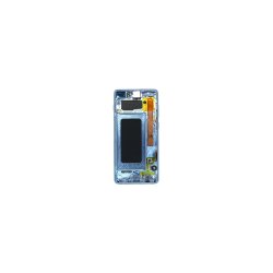 Samsung Galaxy S10+ G975F Sk�rm med ramme Bl� Display og Digitizer Service Pack