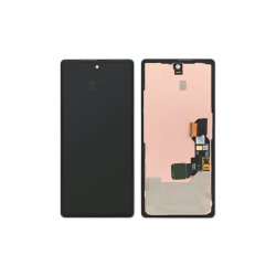 Google Pixel 6a Sk�rm uden ramme Sort Display og Digitizer Service Pack