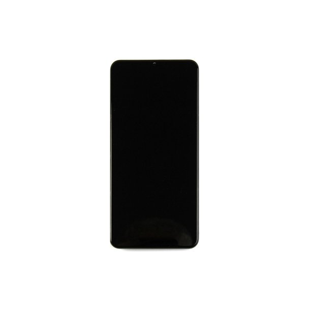 Samsung Galaxy A32 5G A326B Sk�rm med ramme Sort 5G Display og Digitizer Service Pack