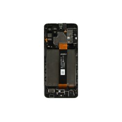 Samsung Galaxy A32 5G A326B Sk�rm med ramme Sort 5G Display og Digitizer Service Pack