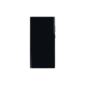 Samsung Galaxy S22 Ultra 5G S908B Sk�rm OLED med ramme Phantom Black 5G Display og Digitizer Soft-OLED