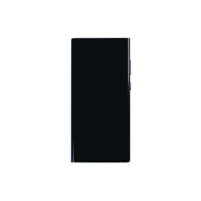 Sk�rm til Samsung Galaxy S22 Ultra S908B Soft-OLED med Ramme Hvid