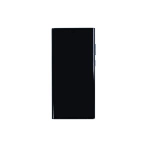 Sk�rm til Samsung Galaxy S22 Ultra S908B Soft-OLED med Ramme Gr�n