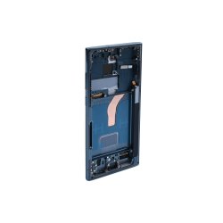 Sk�rm til Samsung Galaxy S22 Ultra S908B Soft-OLED med Ramme Gr�n