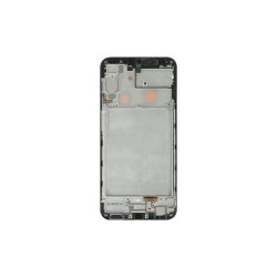 Samsung Galaxy A24 4G A245F Sk�rm med ramme Sort 4G Display og Digitizer Service Pack