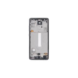 Samsung Galaxy A52 A525F Sk�rm OLED med ramme Sort 4G Display og Digitizer Soft-OLED