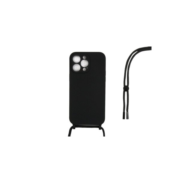 iPhone 12 Pro Cover TPU Sort Halsrem