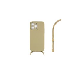 iPhone 12 Pro Cover TPU Guld Halsrem