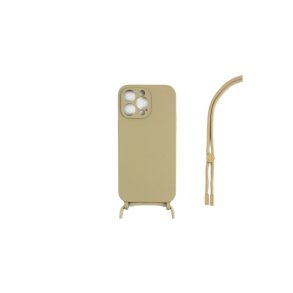 iPhone 12 Pro Cover TPU Guld Halsrem
