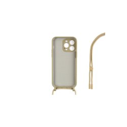 iPhone 12 Pro Cover TPU Guld Halsrem