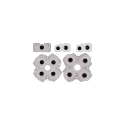 Sony Playstation 5 kompatibel Rubber Controller Conductive Membrane Buttons Silver OEM