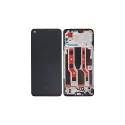 Oppo Reno 8 Lite 5G Sk�rm med ramme Sort Display og Digitizer