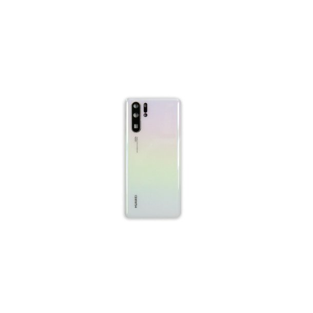 Huawei P30 Pro bagcover Pearl White med linse OEM
