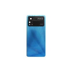 Xiaomi Poco X4 Pro 5G bagcover Blue med linse OEM