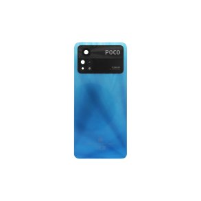Xiaomi Poco X4 Pro 5G bagcover Blue med linse OEM