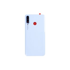 Huawei P30 Lite bagcover Pearl White med linse OEM